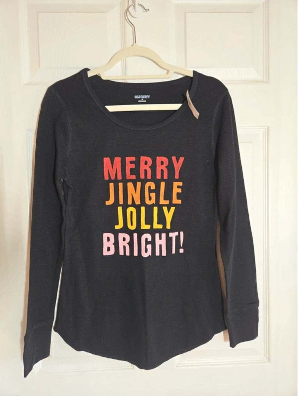 Old Navy Christmas thermal size medium